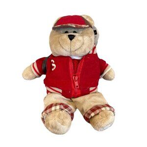 Starbucks Bearista Bear Back To School Plush Backpack Jacket 2004 Soft Toy